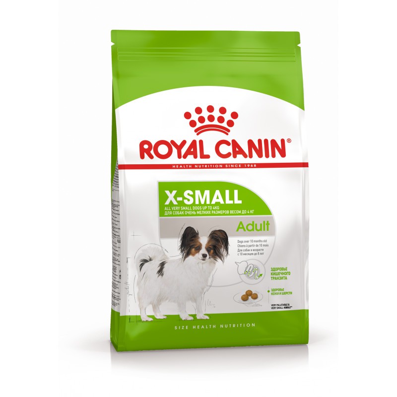 Royal Canin X-Small Adult Корм сухой для взрослых собак очень мелких размеров от 10 месяцев