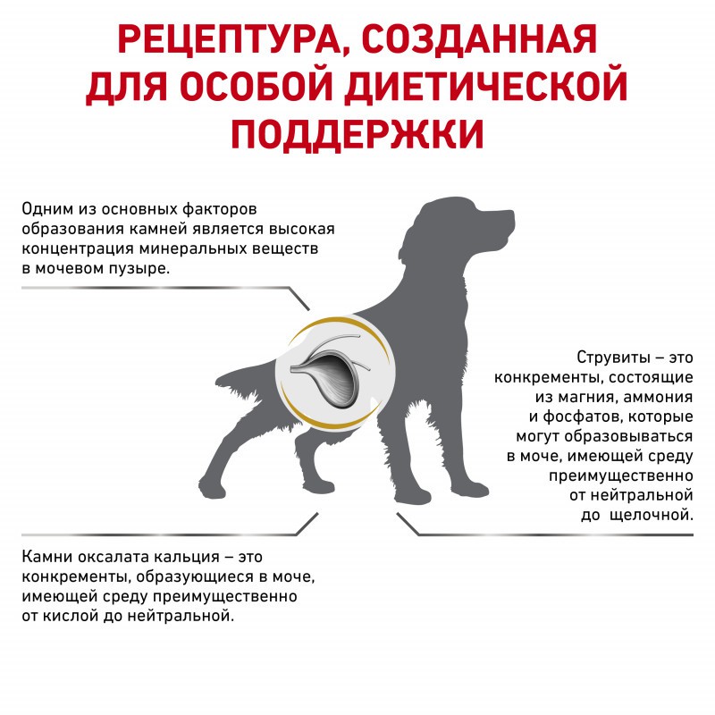 Royal Canin Urinary S/O LP 18 Canine Корм сухой диетический для взрослых собак при мочекаменной болезни